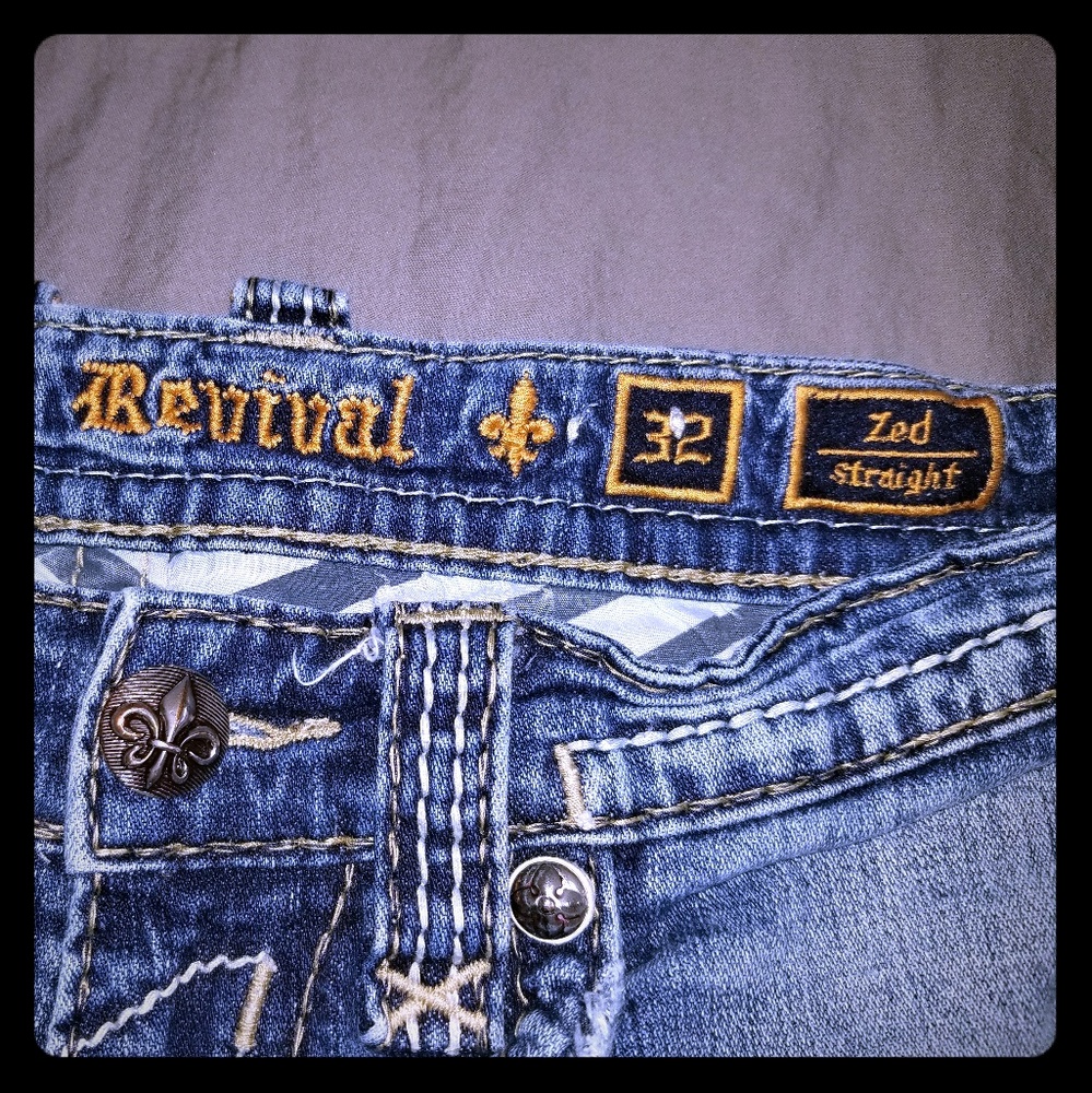 Rock🔱 Revival Zed Straight 32x33